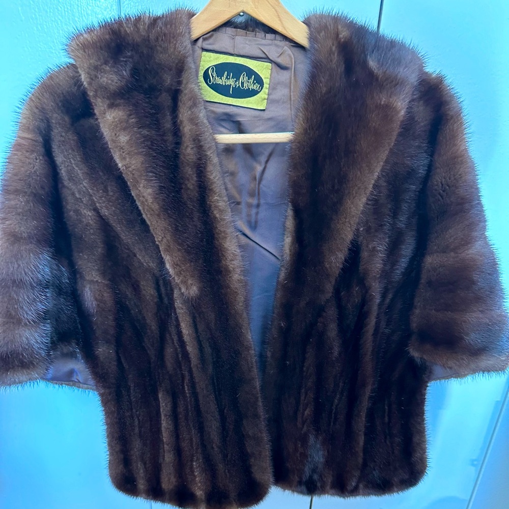 Vintage mink fur stole